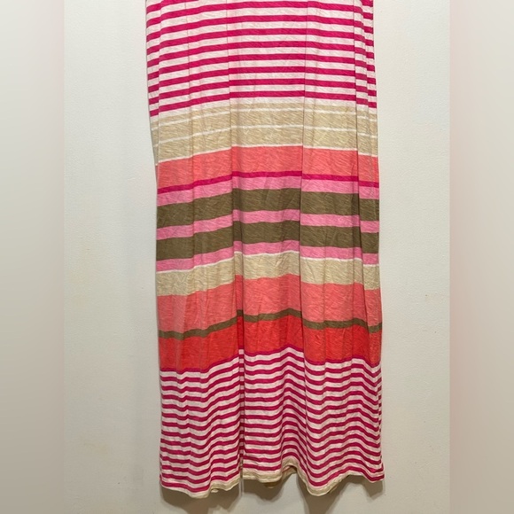 Tommy Bahama Sleeveless Cotton Striped Maxi Dress - Picture 4 of 10